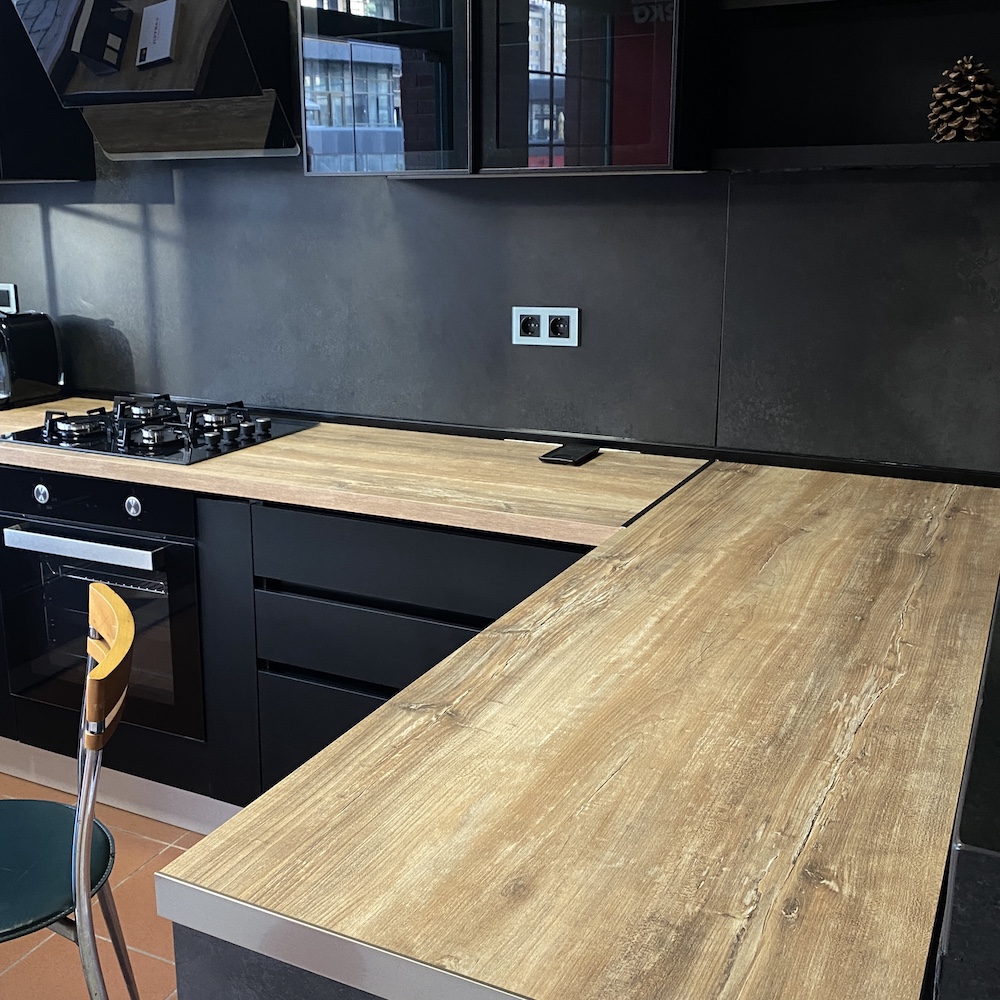 açık meşe italyan laminat tezgah